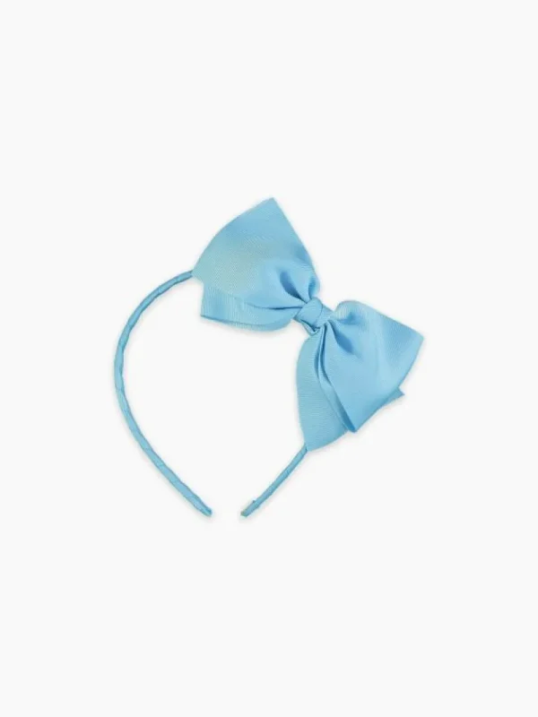 La Coqueta View All | Hair Accessories^Baby Blue Big Bow Girl Headband