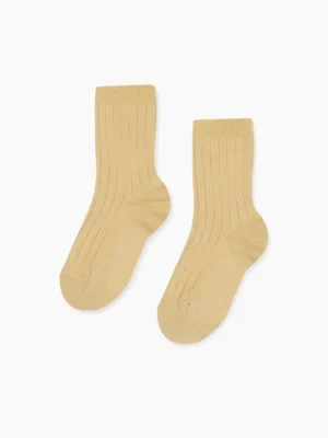 La Coqueta View All | Socks & Tights^Banana Ribbed Short Kids Socks