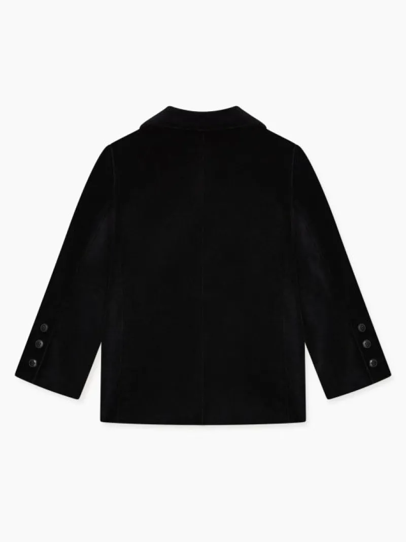La Coqueta Coats & Jackets^Black Fiesta Velvet Boy Jacket