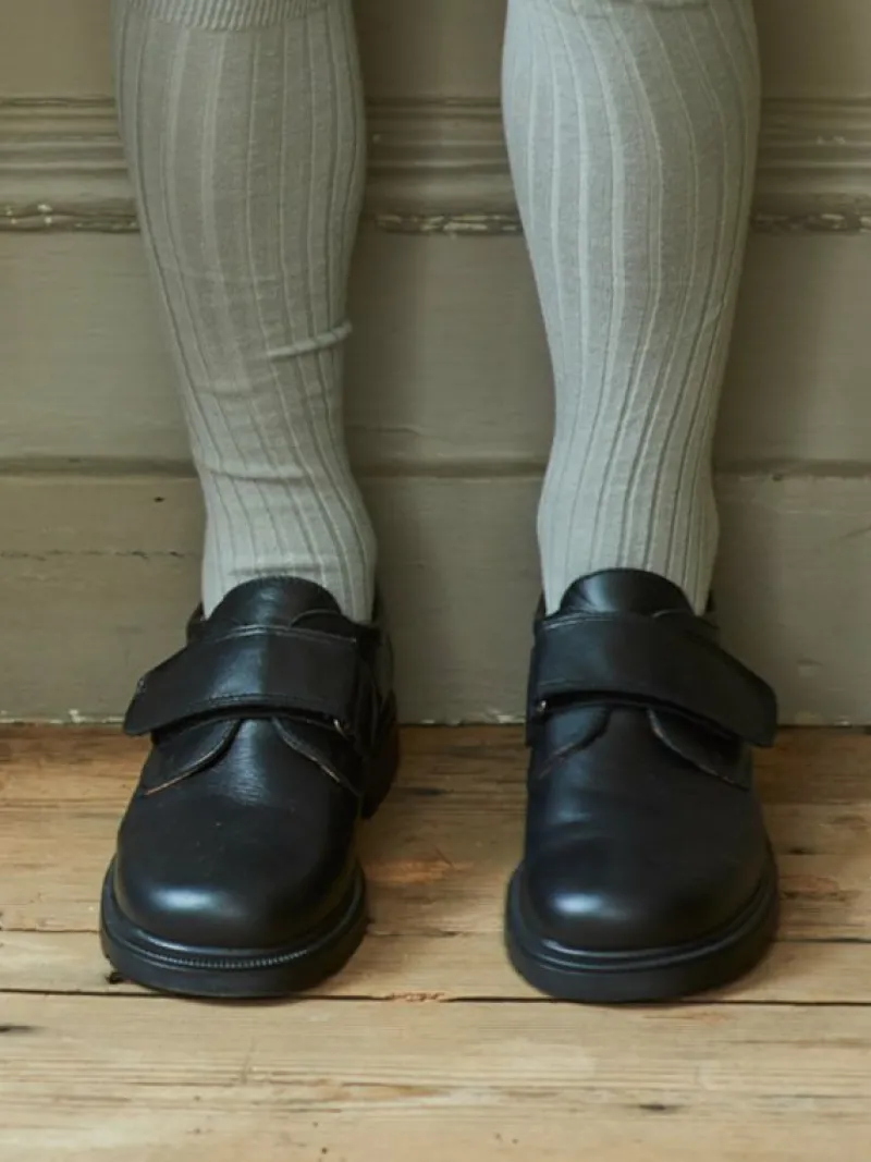 La Coqueta Boys Shoes/Boys Shoes | Boys School Shoes^Black Leather Boy Classic School Shoes