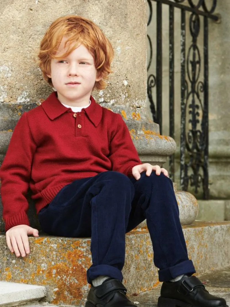 La Coqueta Boys Shoes/Boys Shoes | Boys School Shoes^Black Leather Boy Classic School Shoes