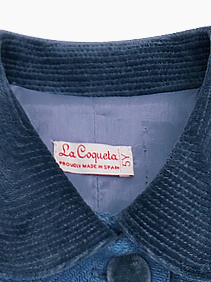 La Coqueta Coats & Jackets^Blue Anisa Girl Wool Coat