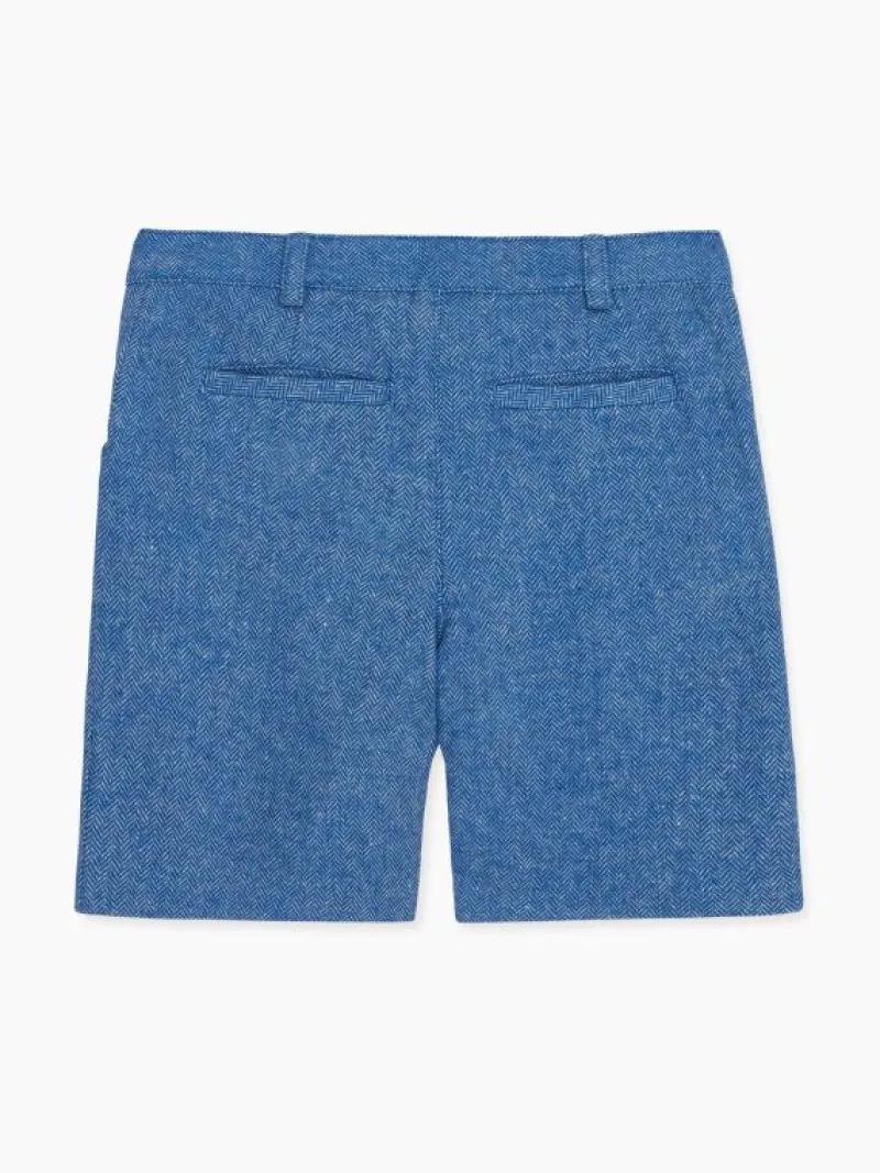 La Coqueta Pants, Jeans & Shorts^Blue Lucas Boy Shorts
