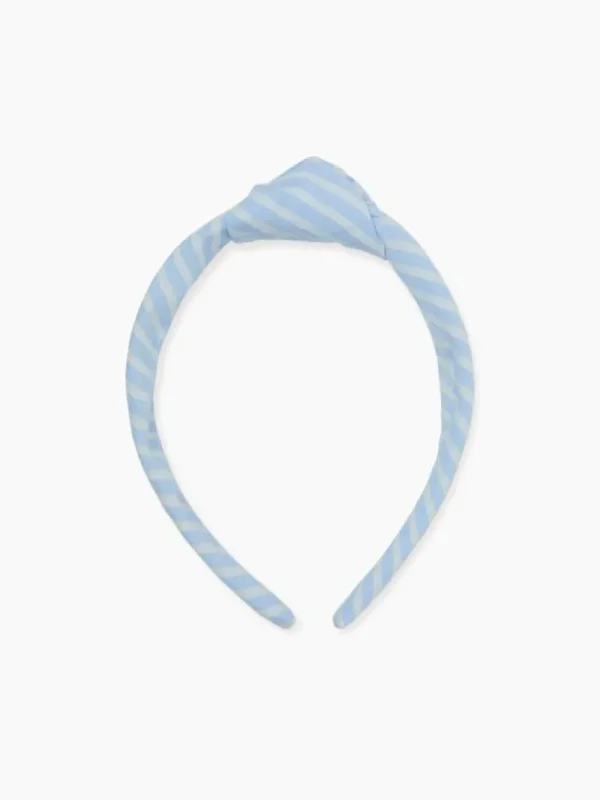 La Coqueta View All | Hair Accessories^Blue Stripe Girl Top Knot Hairband