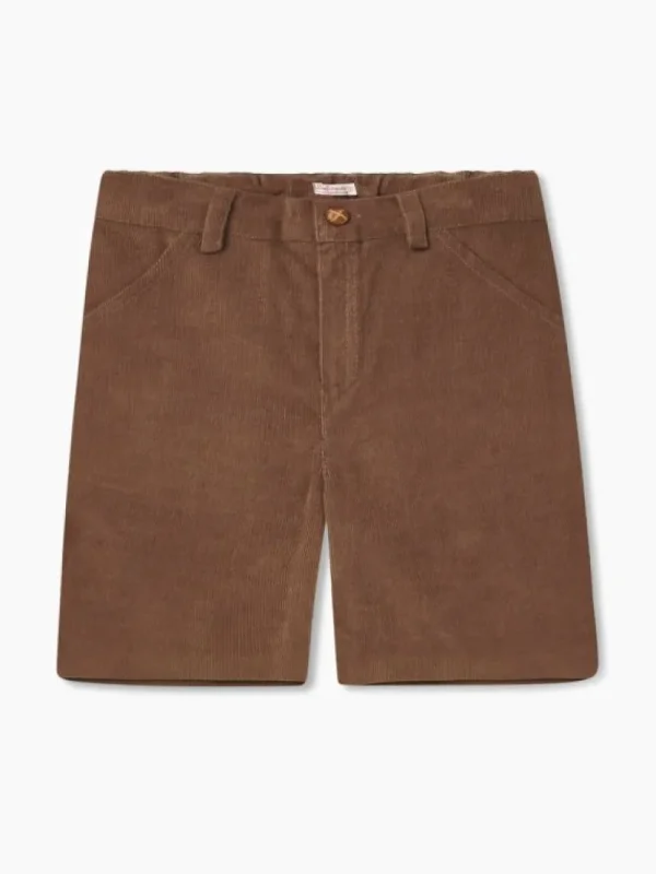 La Coqueta Pants, Jeans & Shorts^Brown Lucas Boy Shorts