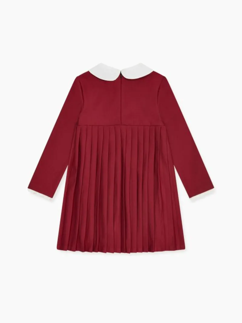 La Coqueta Dresses^Burgundy Anna Girl Empire Dress