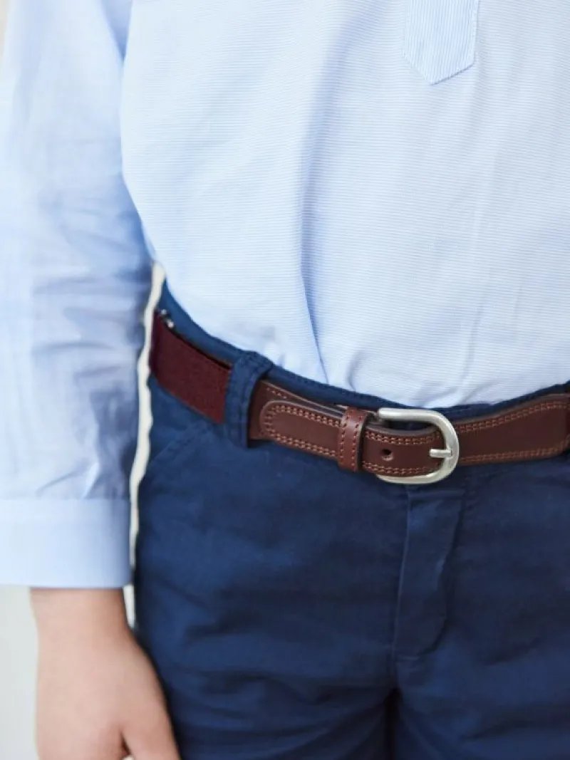 La Coqueta View All | Belts & Braces^Burgundy Boy Belt
