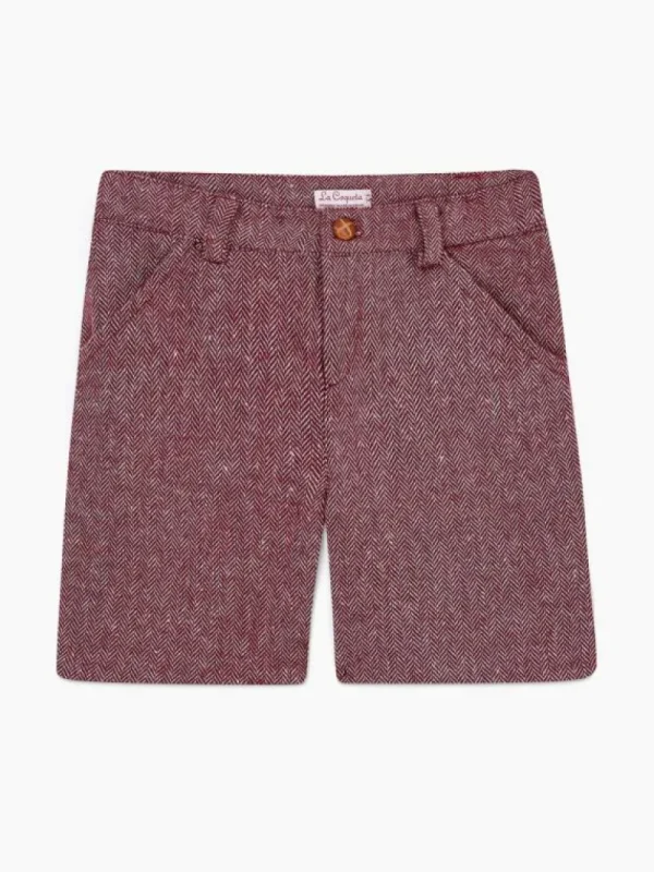 La Coqueta Pants, Jeans & Shorts^Burgundy Vicente Boy Shorts