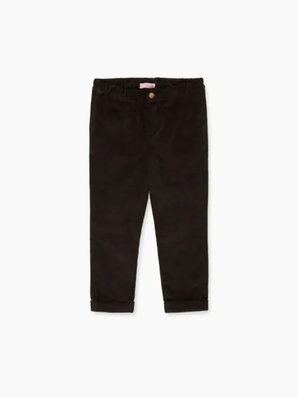 La Coqueta Pants, Jeans & Shorts^Chocolate Brown Benito Corduroy Boy Pants