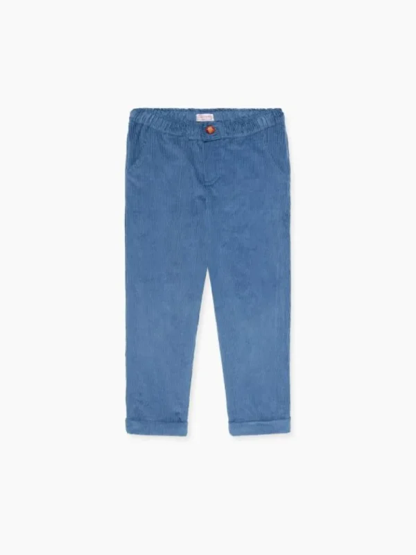 La Coqueta Pants, Jeans & Shorts^Dusty Blue Benito Boy Pants