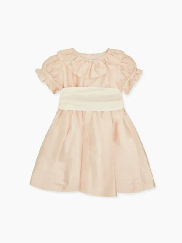 La Coqueta Dresses^Dusty Pink Azalea Ceremony Girl Silk Dress