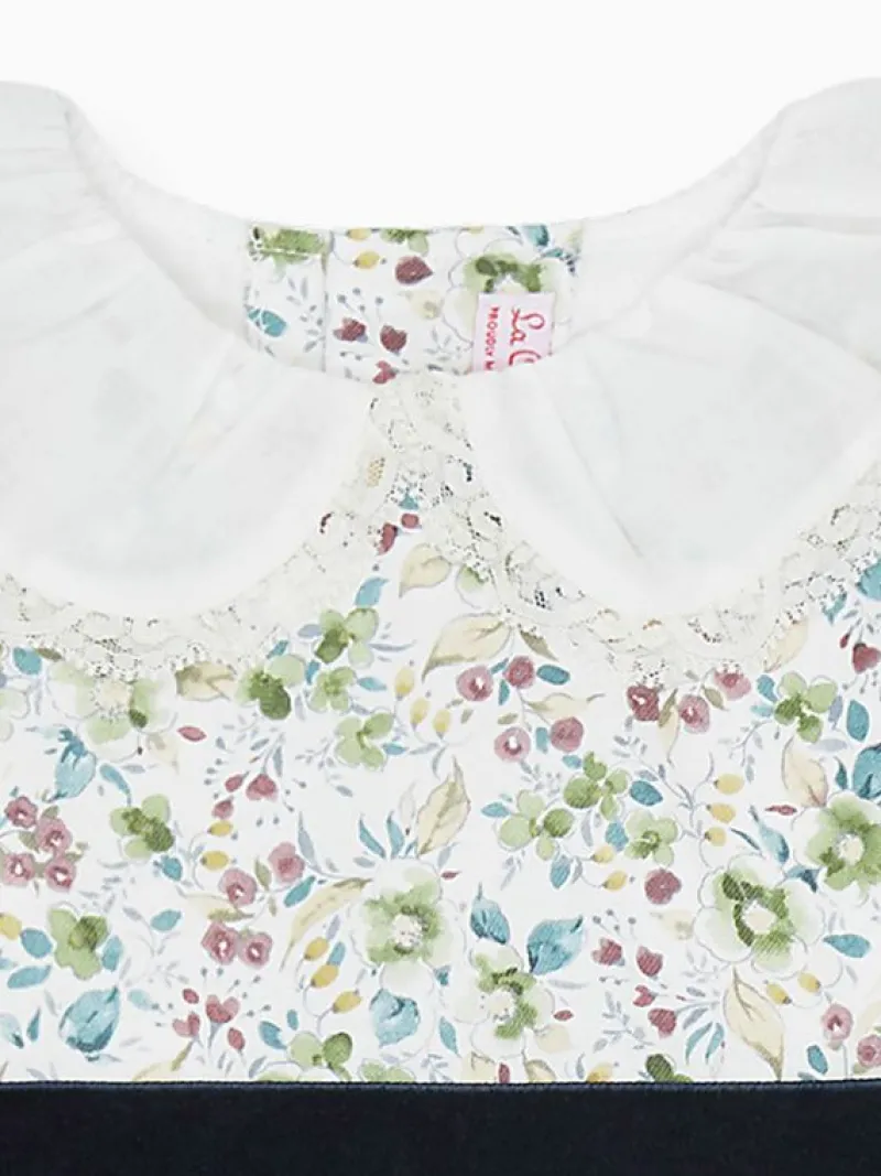 La Coqueta Dresses^Green Floral Helena Girl Dress