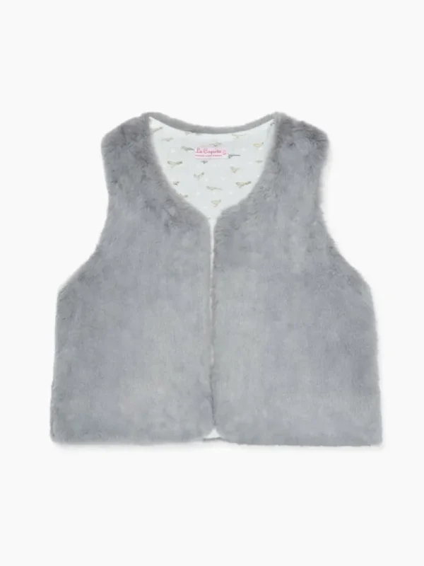 La Coqueta Coats & Jackets^Grey Marisol Girl Vest