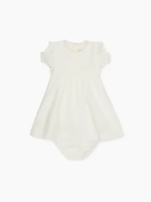 La Coqueta View All | Dresses & Sets^Ivory Luisa Ceremony Baby Girl Set