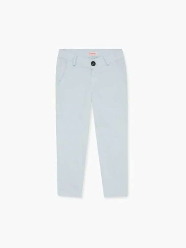 La Coqueta Pants, Jeans & Shorts^Light Blue Elio Boy Chinos