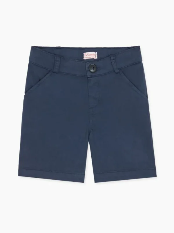 La Coqueta Pants, Jeans & Shorts^Navy Bocusi Boy Chino Shorts