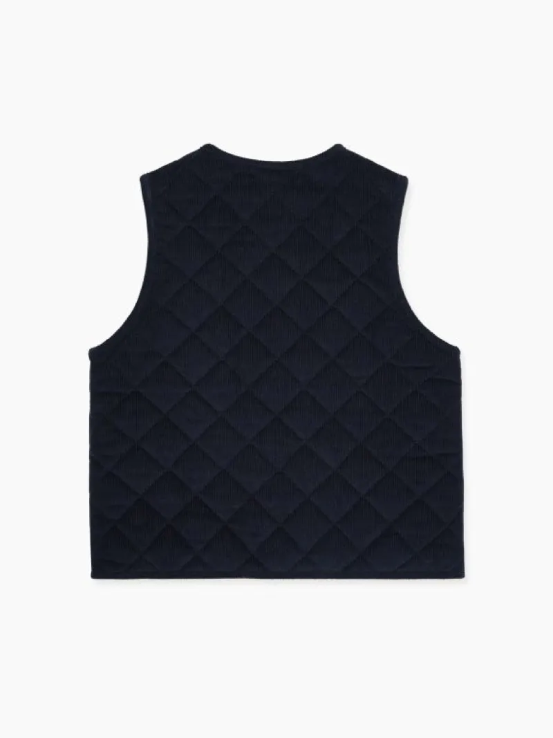 La Coqueta Coats & Jackets | Coats & Jackets^Navy Caza Kids Sleeveless Jacket