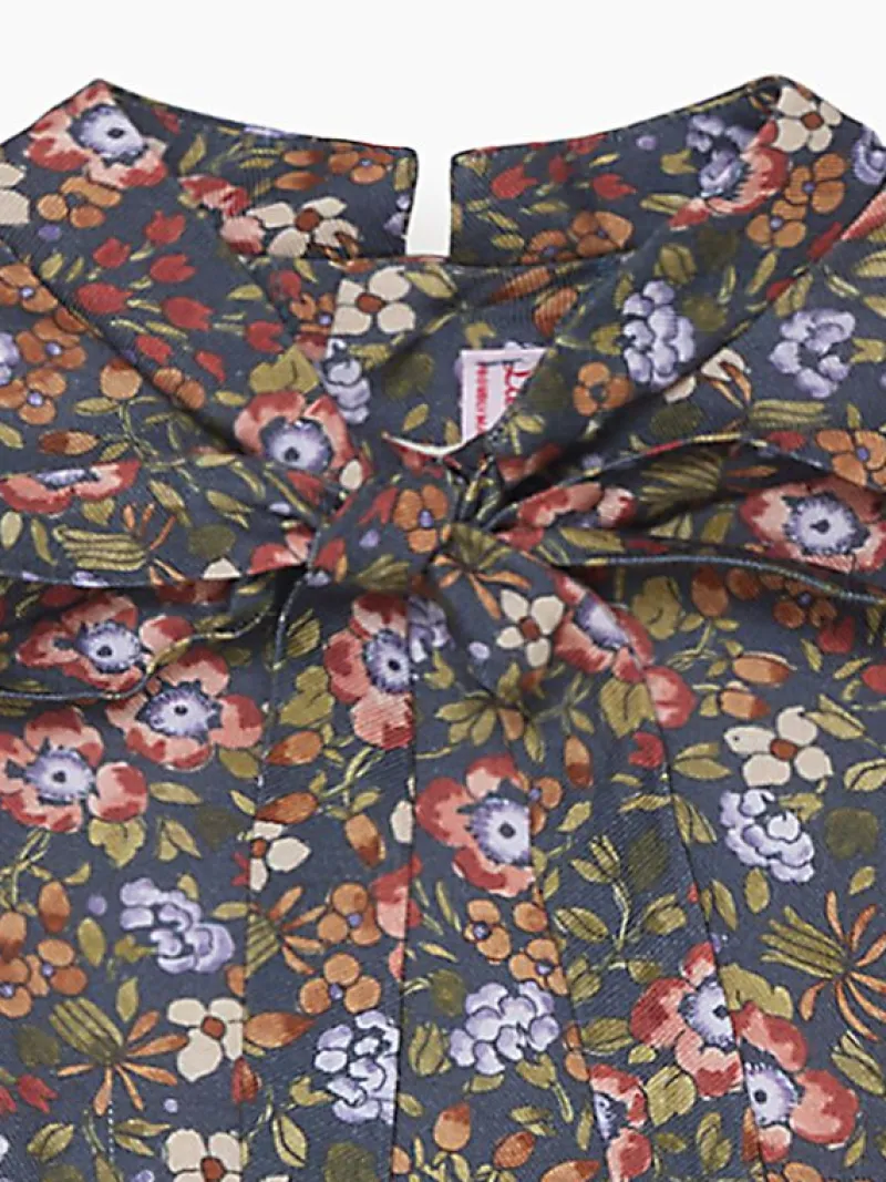 La Coqueta Dresses^Navy Floral Laurelia Girl Empire Dress