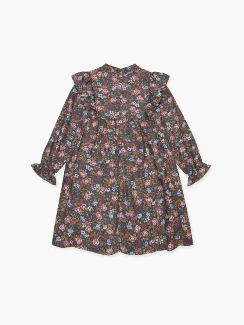 La Coqueta Dresses^Navy Floral Laurelia Girl Empire Dress