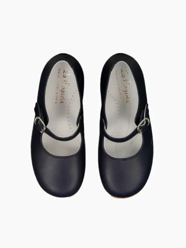 La Coqueta Girls School Shoes | Girls Shoes/Girls School Shoes^Navy Leather Girl Mary Jane Shoes