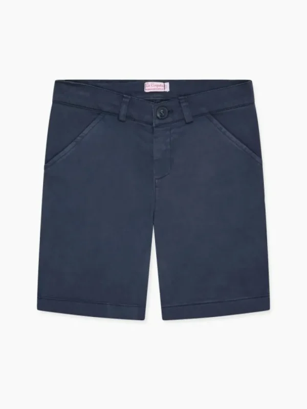 La Coqueta Pants, Jeans & Shorts^Navy Lucas Boy Shorts