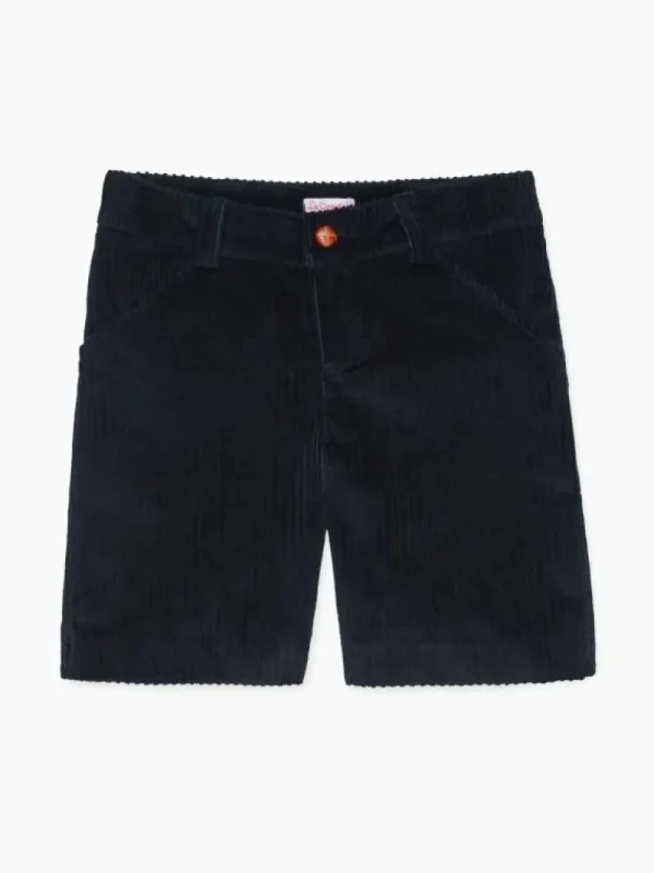 La Coqueta Pants, Jeans & Shorts^Navy Lucas Boy Shorts