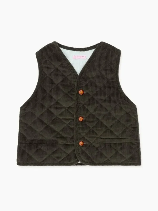 La Coqueta Coats & Jackets | Coats & Jackets^Olive Caza Kids Sleeveless Jacket