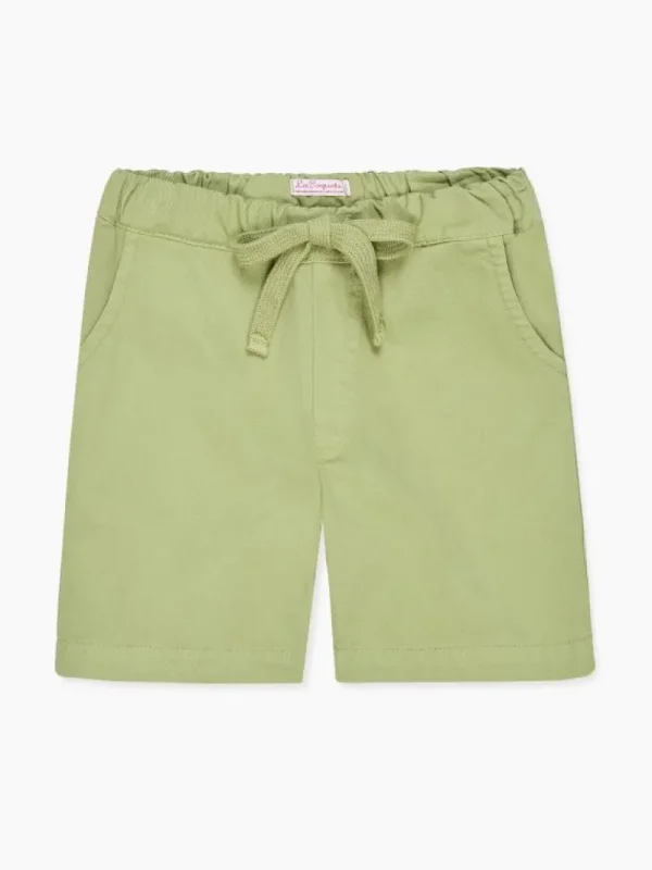 La Coqueta Pants, Jeans & Shorts^Olive Green Cortino Boy Shorts