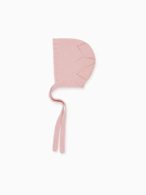 La Coqueta Accessories | Knitted Clothes & Accessories^Pink Rixo Merino Baby Girl Bonnet