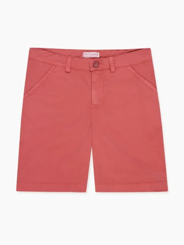 La Coqueta Pants, Jeans & Shorts^Red Bocusi Boy Chino Shorts