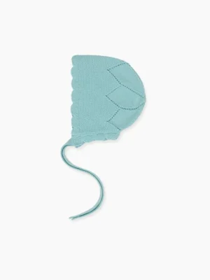 La Coqueta Accessories | Knitted Clothes & Accessories^Sage Green Ramona Cashmere Baby Bonnet