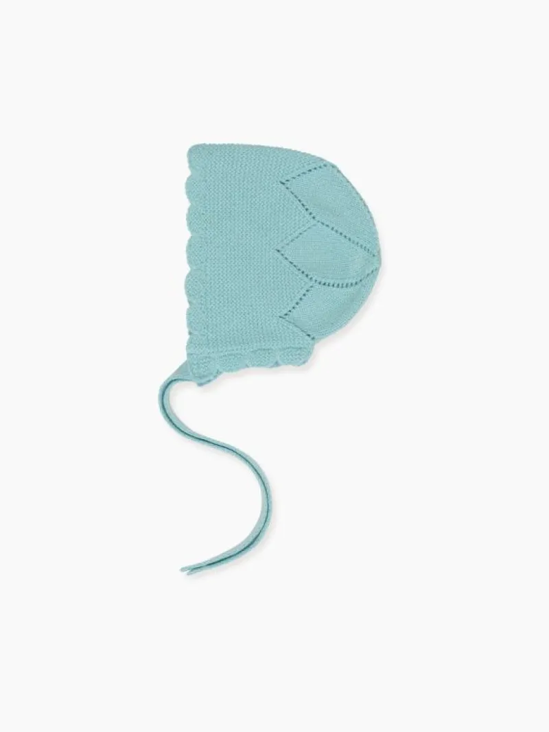 La Coqueta Accessories | Knitted Clothes & Accessories^Sage Green Ramona Cashmere Baby Bonnet