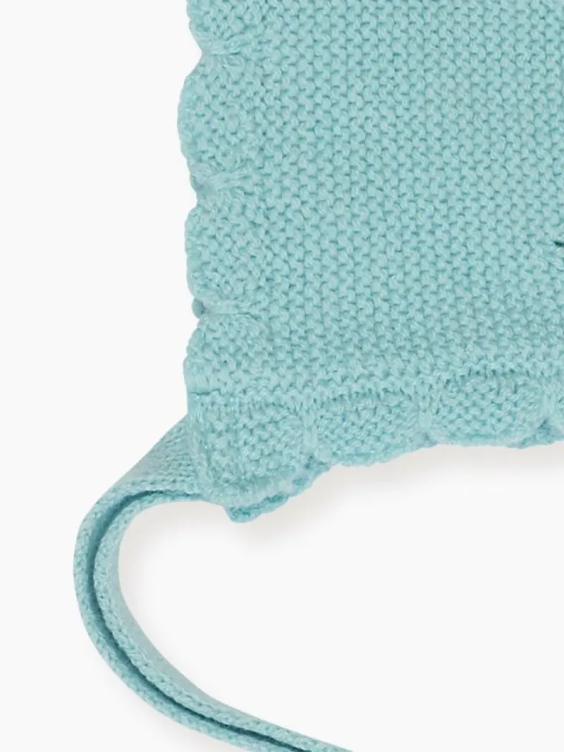 La Coqueta Accessories | Knitted Clothes & Accessories^Sage Green Ramona Cashmere Baby Bonnet