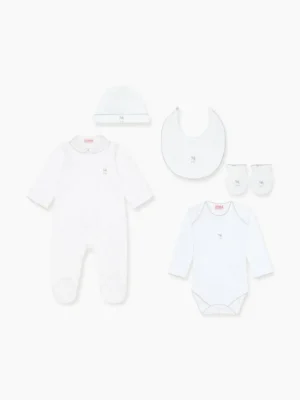 La Coqueta View All | Baby Boy^White Victoria Sheep Newborn Gift Box Set